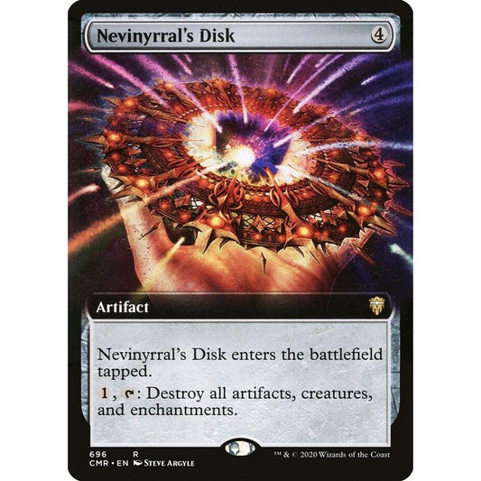 Image for Nevinyrral's Disk (Extended Art) (696) (CMR) - Magic: The Gathering