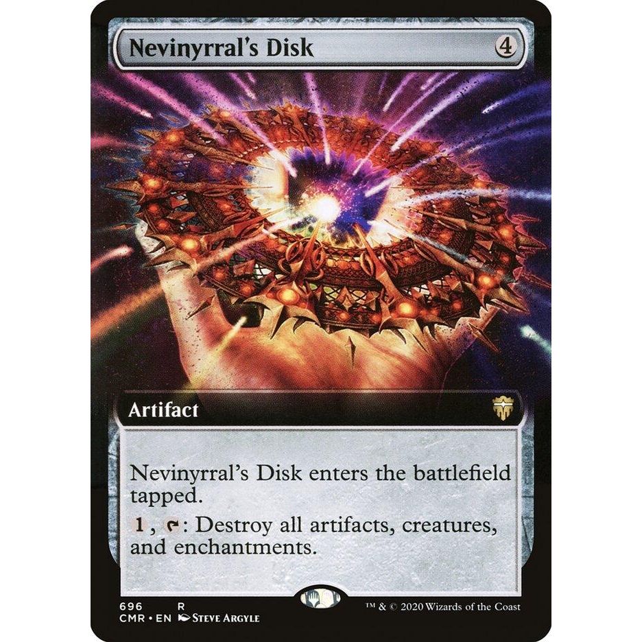 Image for Nevinyrral's Disk (Extended Art) (696) (CMR) - Magic: The Gathering