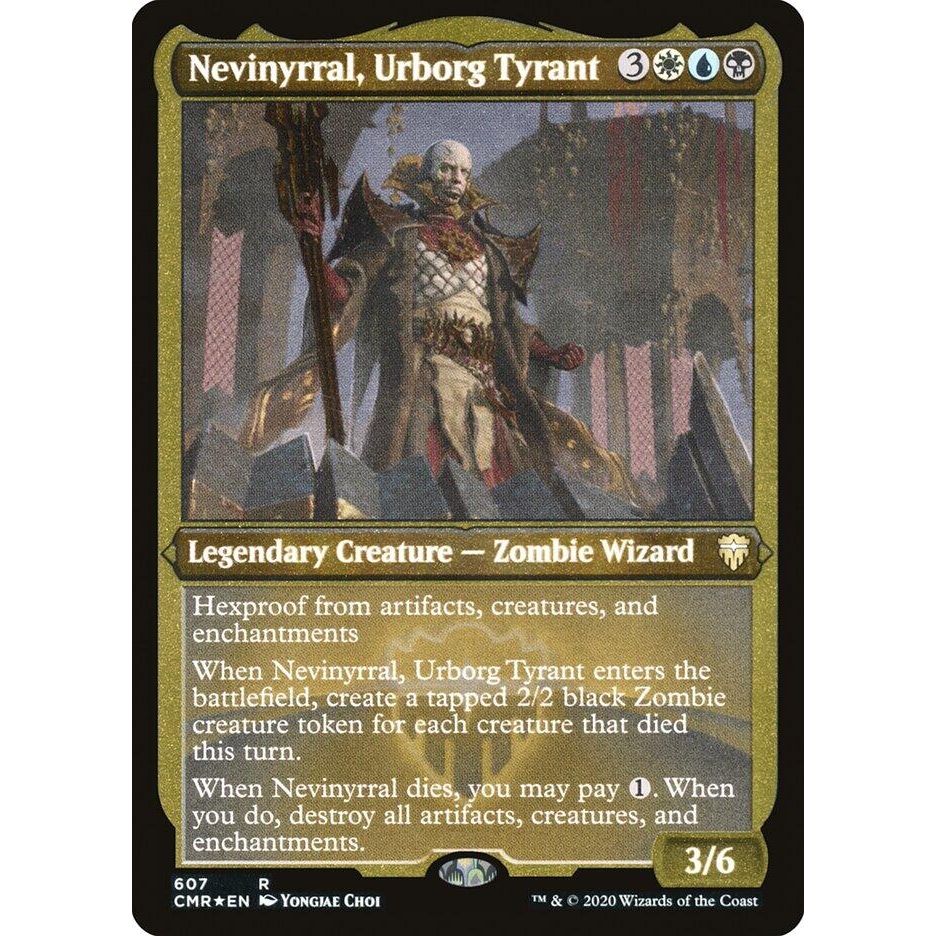 Image for Nevinyrral, Urborg Tyrant (Foil Etched) (607) (CMR) - Magic: The Gathering
