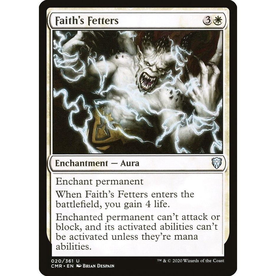 Image for Faith's Fetters (20) (CMR) - Magic: The Gathering