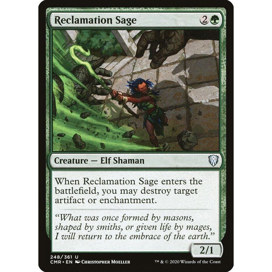 Image for Reclamation Sage (248) (248) (CMR) - Magic: The Gathering