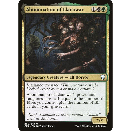 Image for Abomination of Llanowar (265) (CMR) - Magic: The Gathering
