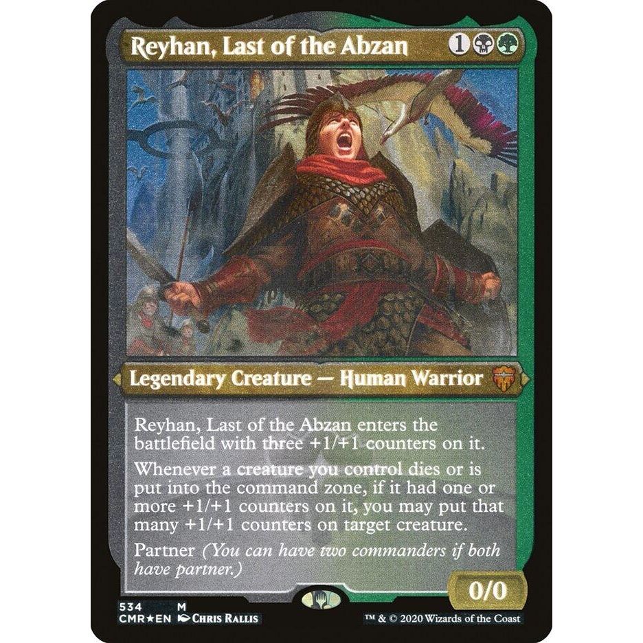 Image for Reyhan, Last of the Abzan (Foil Etched) (534) (CMR) - Magic: The Gathering