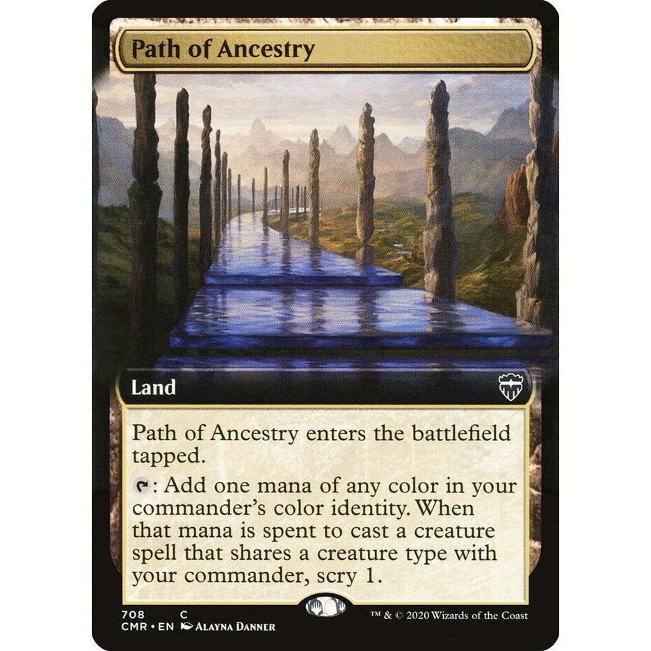 Image for Path of Ancestry (Extended Art) (708) (CMR) - Magic: The Gathering