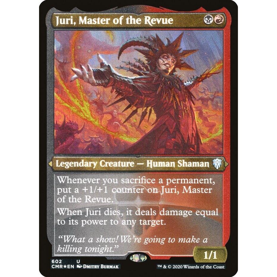 Image for Juri, Master of the Revue (Foil Etched) (602) (CMR) - Magic: The Gathering