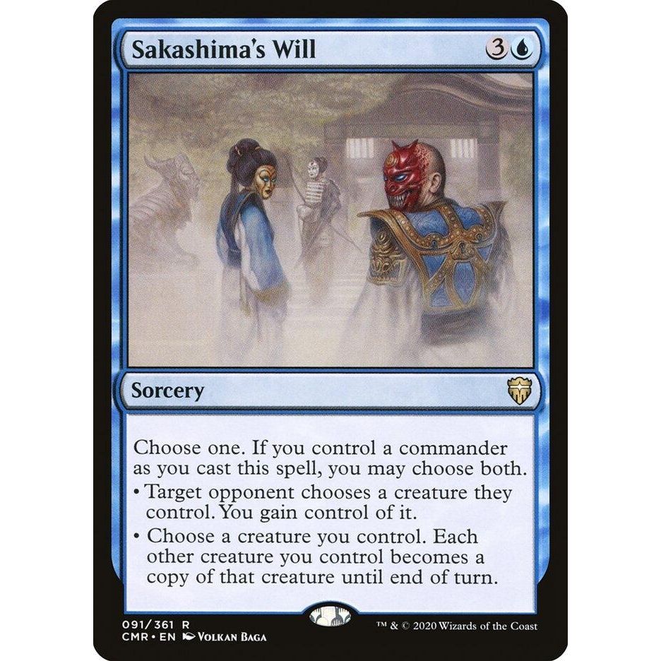 Image for Sakashima's Will (91) (CMR) - Magic: The Gathering