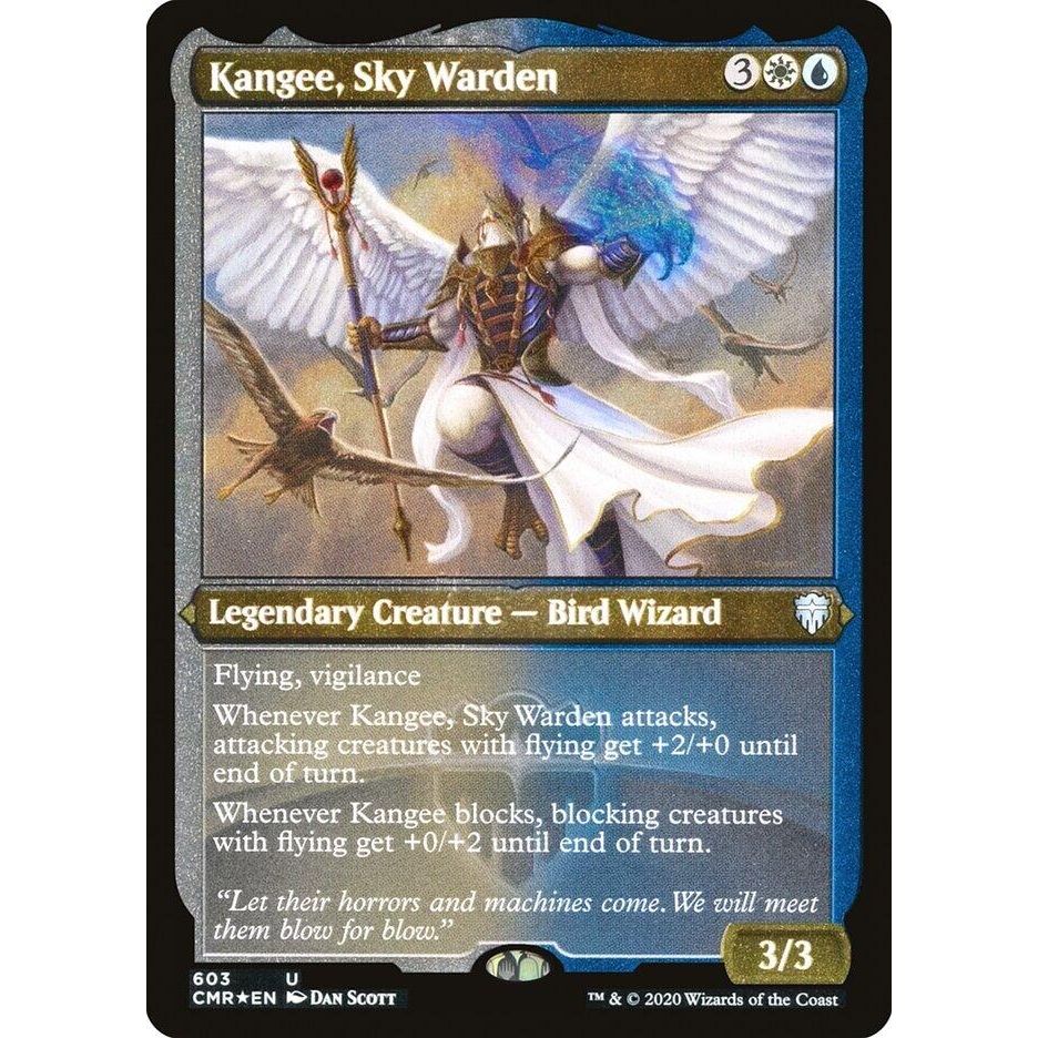 Image for Kangee, Sky Warden (Foil Etched) (603) (CMR) - Magic: The Gathering