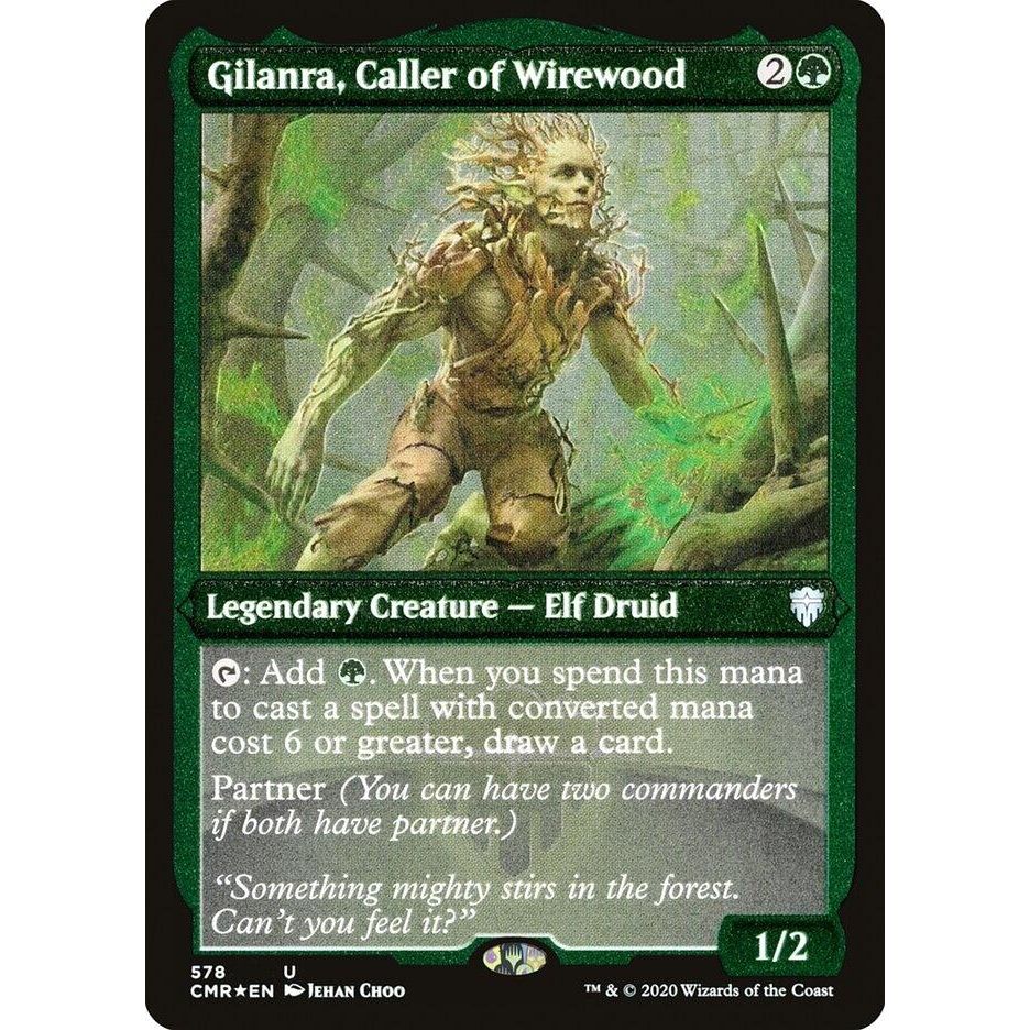 Image for Gilanra, Caller of Wirewood (Foil Etched) (578) (CMR) - Magic: The Gathering