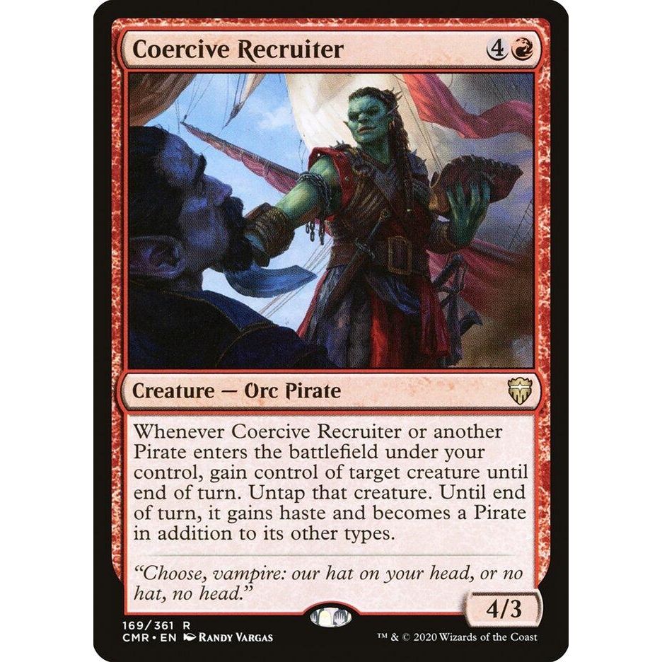 Image for Coercive Recruiter (169) (CMR) - Magic: The Gathering