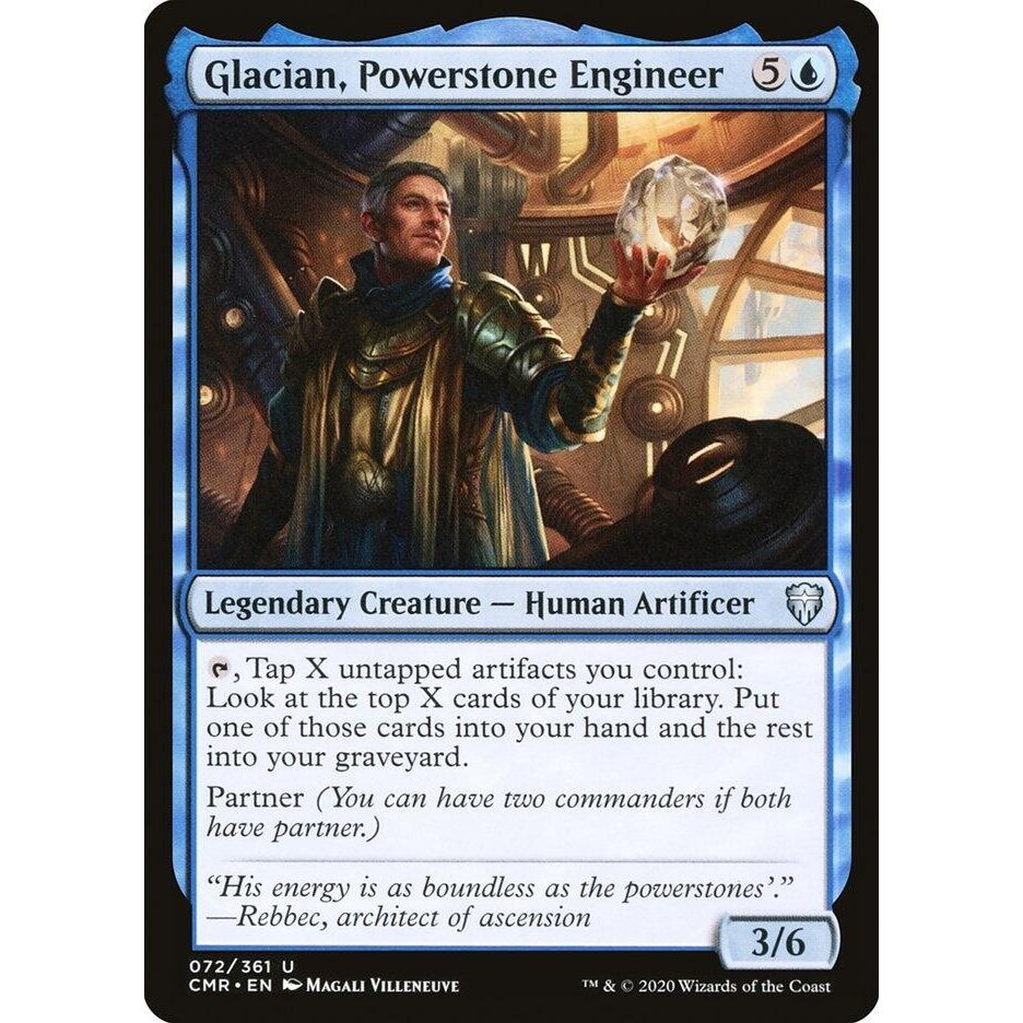 Image for Glacian, Powerstone Engineer (72) (CMR) - Magic: The Gathering