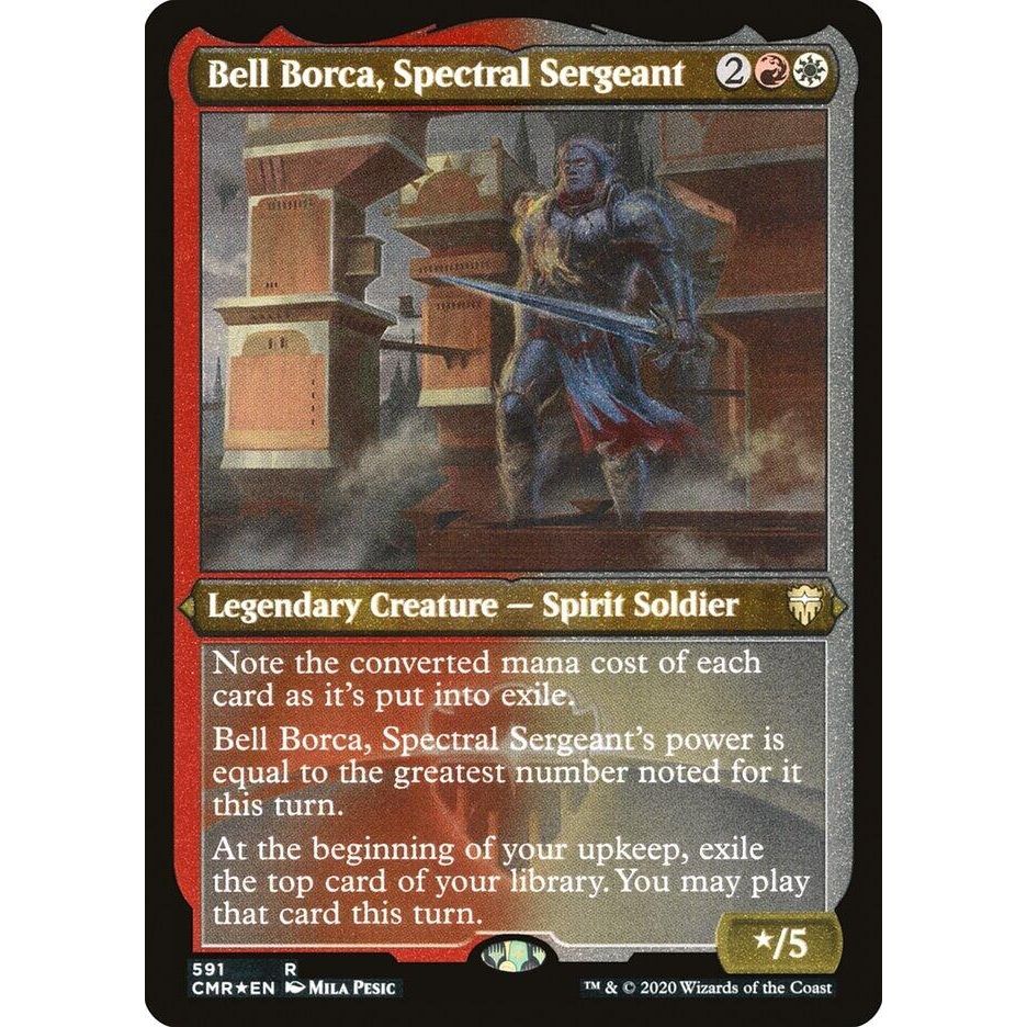 Image for Bell Borca, Spectral Sergeant (Foil Etched) (591) (CMR) - Magic: The Gathering