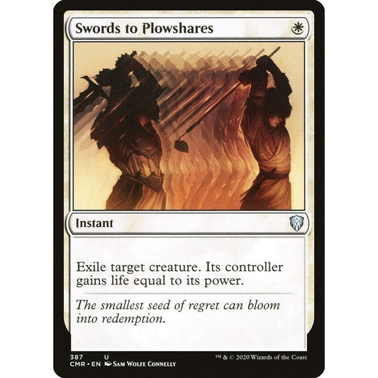 Image for Swords to Plowshares (387) (CMR) - Magic: The Gathering