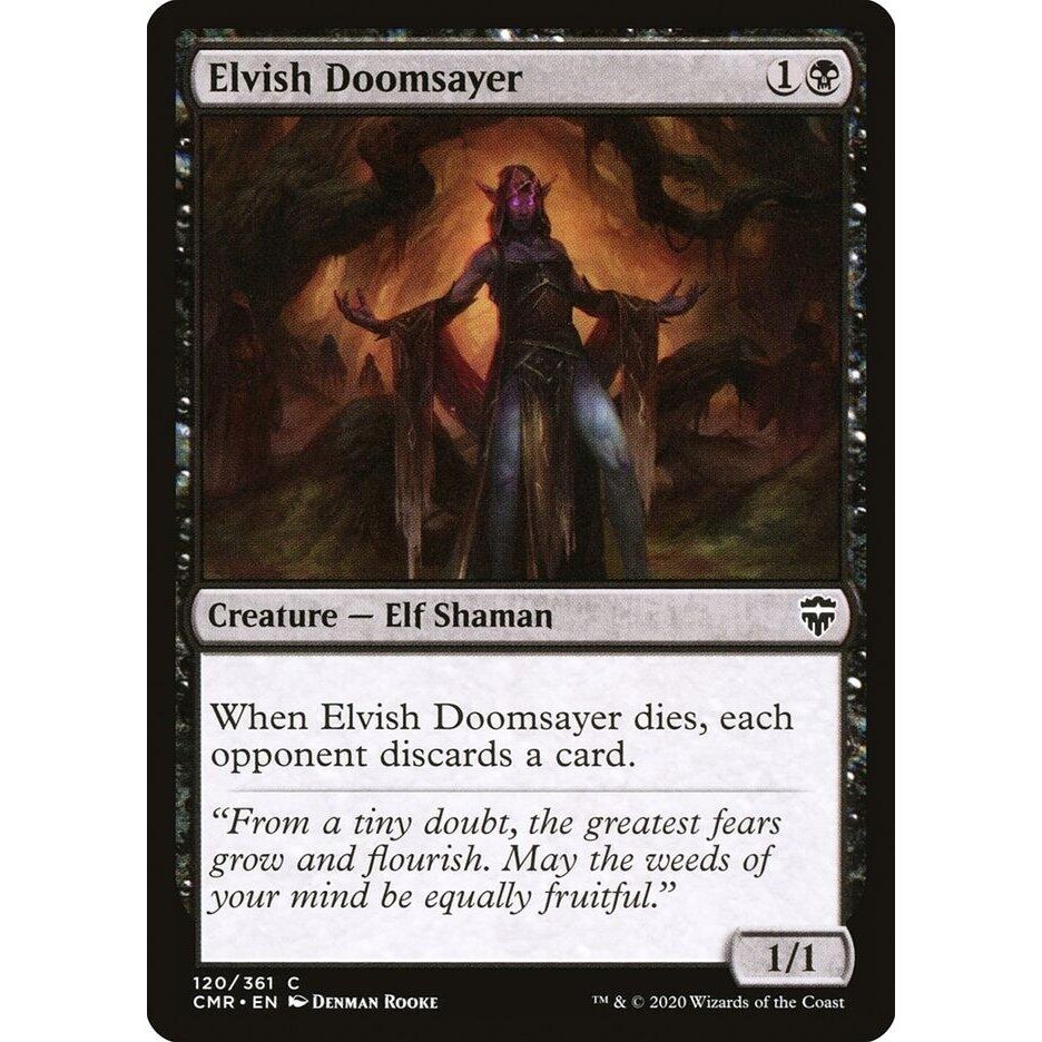 Image for Elvish Doomsayer (120) (CMR) - Magic: The Gathering