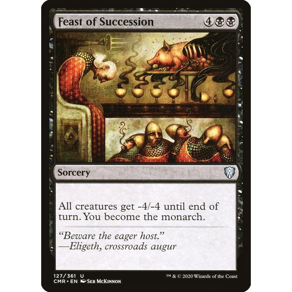Image for Feast of Succession (127) (CMR) - Magic: The Gathering