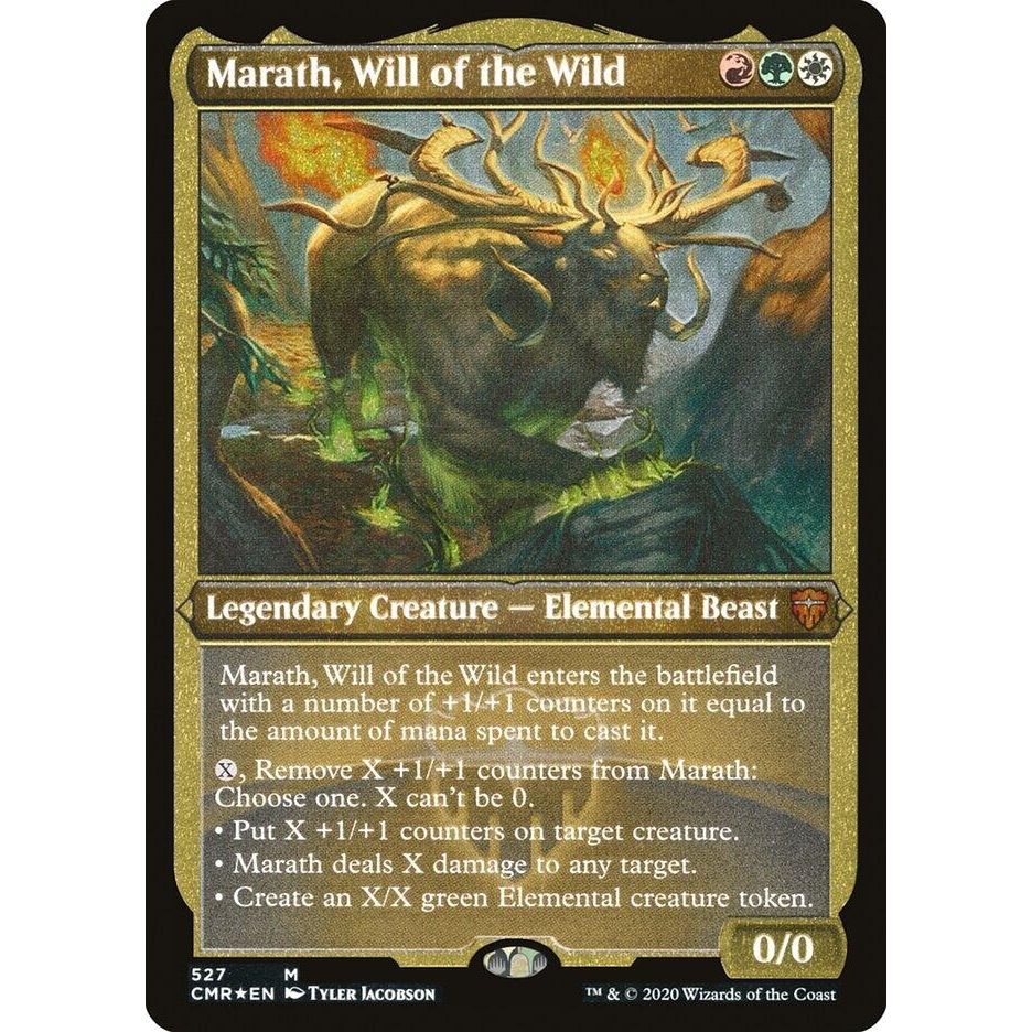 Image for Marath, Will of the Wild (Foil Etched) (527) (CMR) - Magic: The Gathering