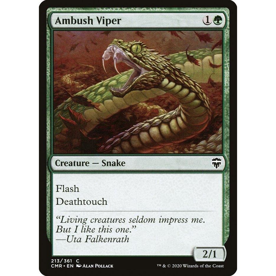 Image for Ambush Viper (213) (CMR) - Magic: The Gathering