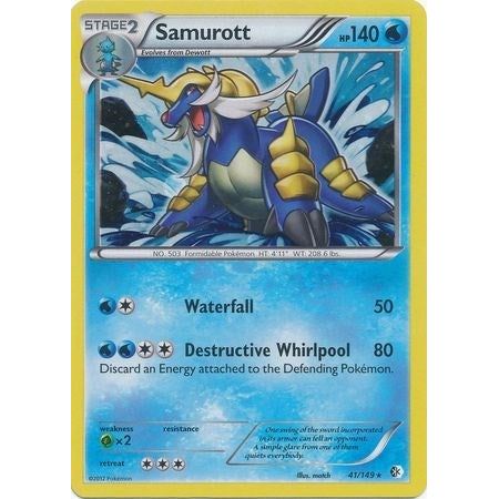 Image for Samurott - 41/149 (Cosmos Holo) (041/149) (BLE) - Pokemon