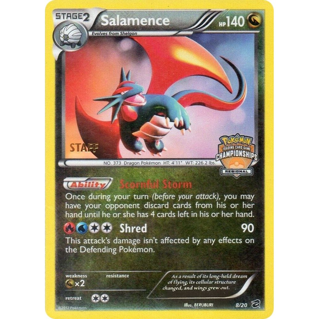 Image for Salamence - 8/20 (Regional Championships) [Staff] (008/020) (PR) - Pokemon