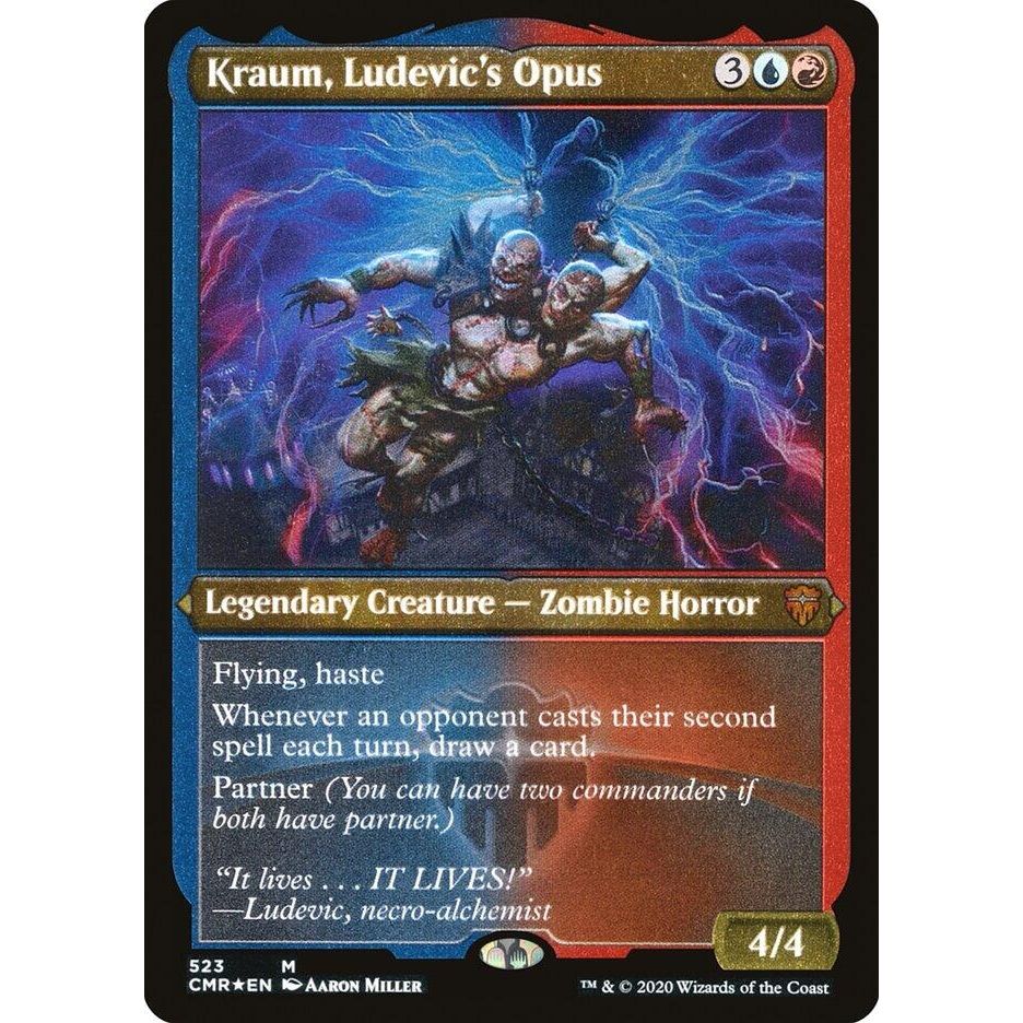 Image for Kraum, Ludevic's Opus (Foil Etched) (523) (CMR) - Magic: The Gathering