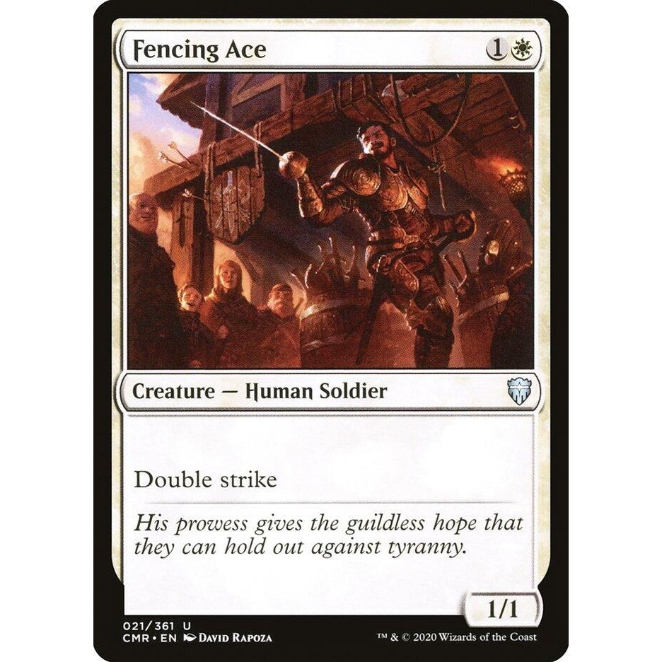 Image for Fencing Ace (21) (CMR) - Magic: The Gathering