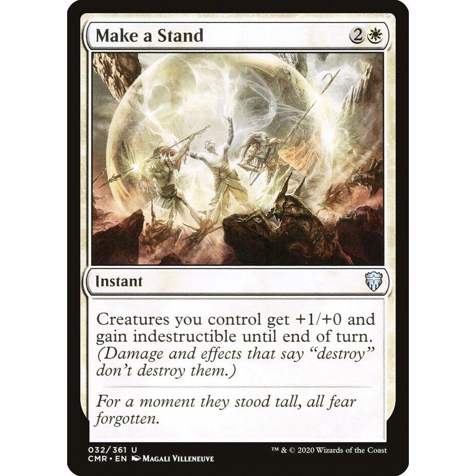 Image for Make a Stand (32) (CMR) - Magic: The Gathering