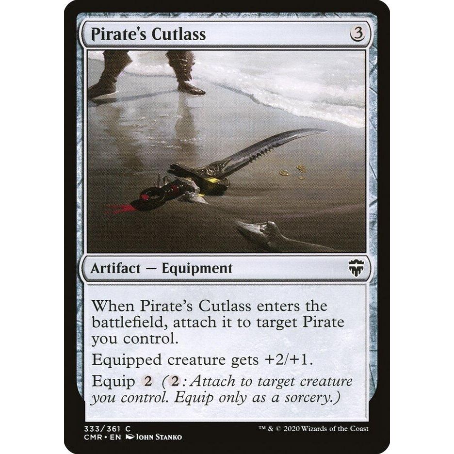 Image for Pirate's Cutlass (333) (CMR) - Magic: The Gathering