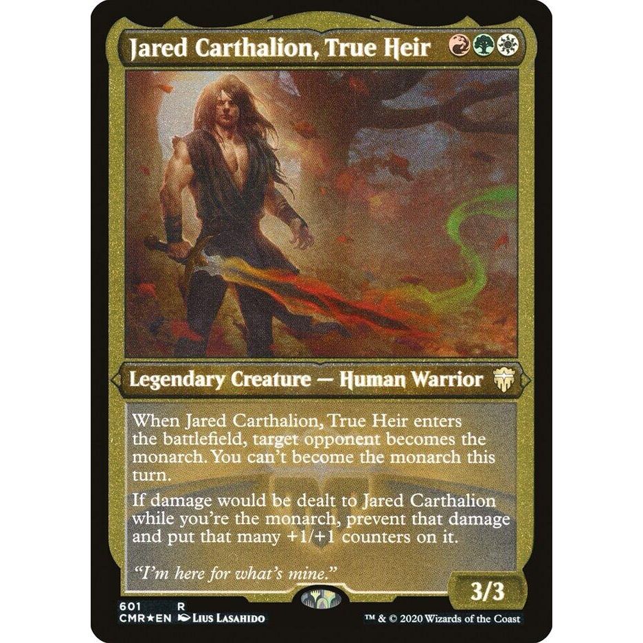 Image for Jared Carthalion, True Heir (Foil Etched) (601) (CMR) - Magic: The Gathering