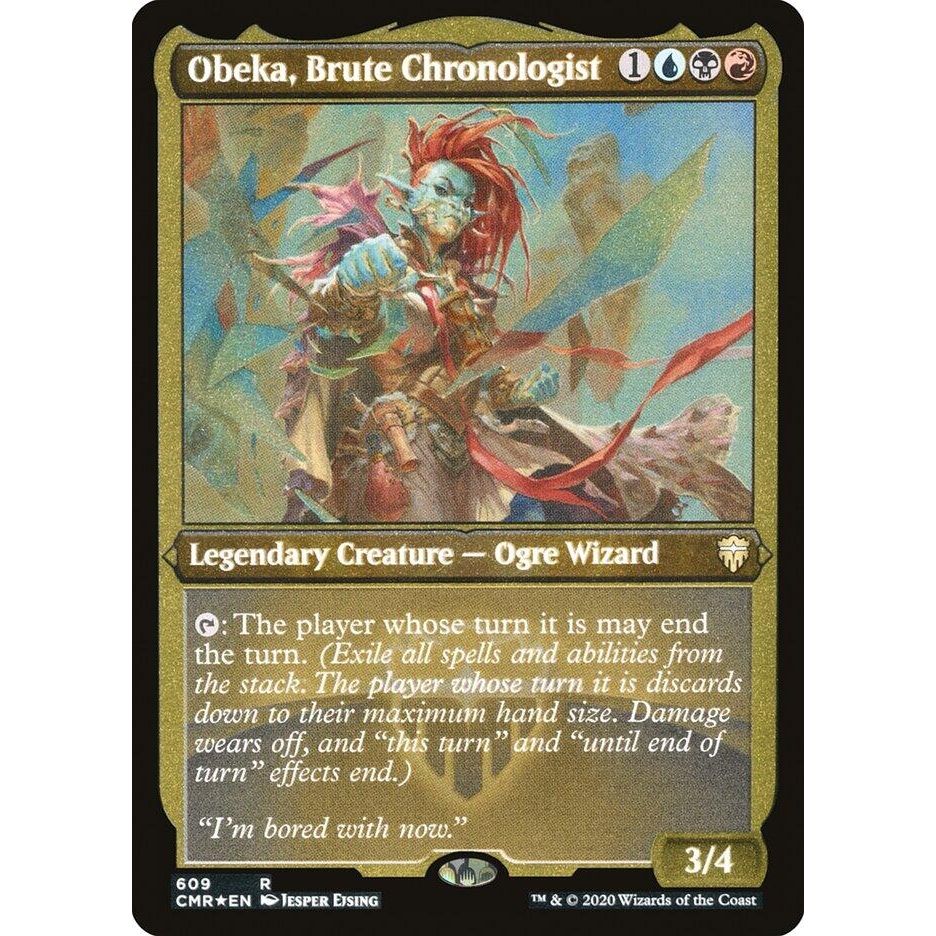 Image for Obeka, Brute Chronologist (Foil Etched) (609) (CMR) - Magic: The Gathering