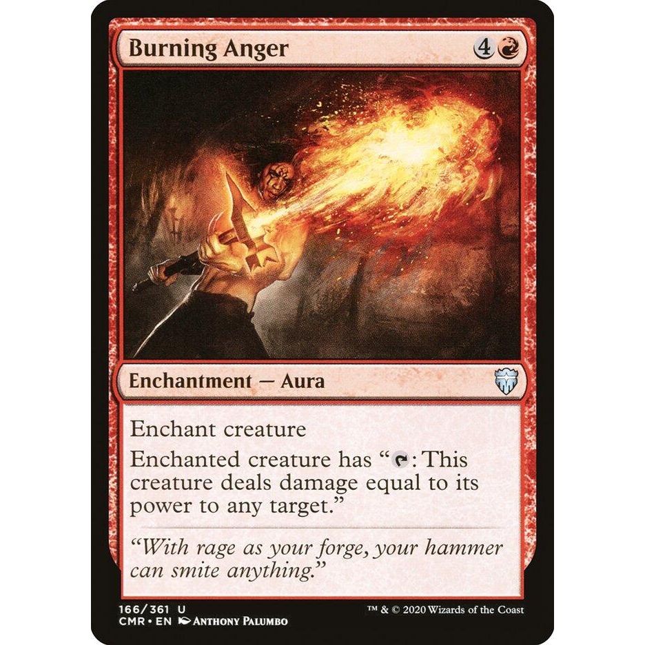 Image for Burning Anger (166) (CMR) - Magic: The Gathering