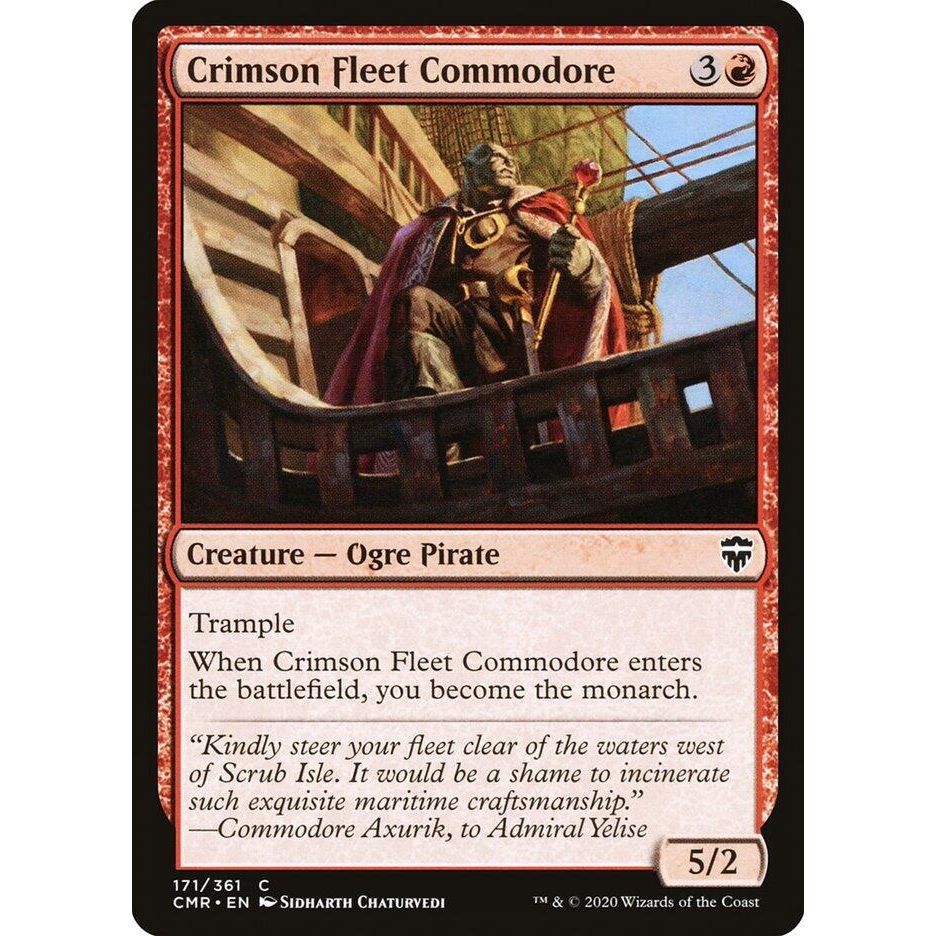 Image for Crimson Fleet Commodore (171) (CMR) - Magic: The Gathering