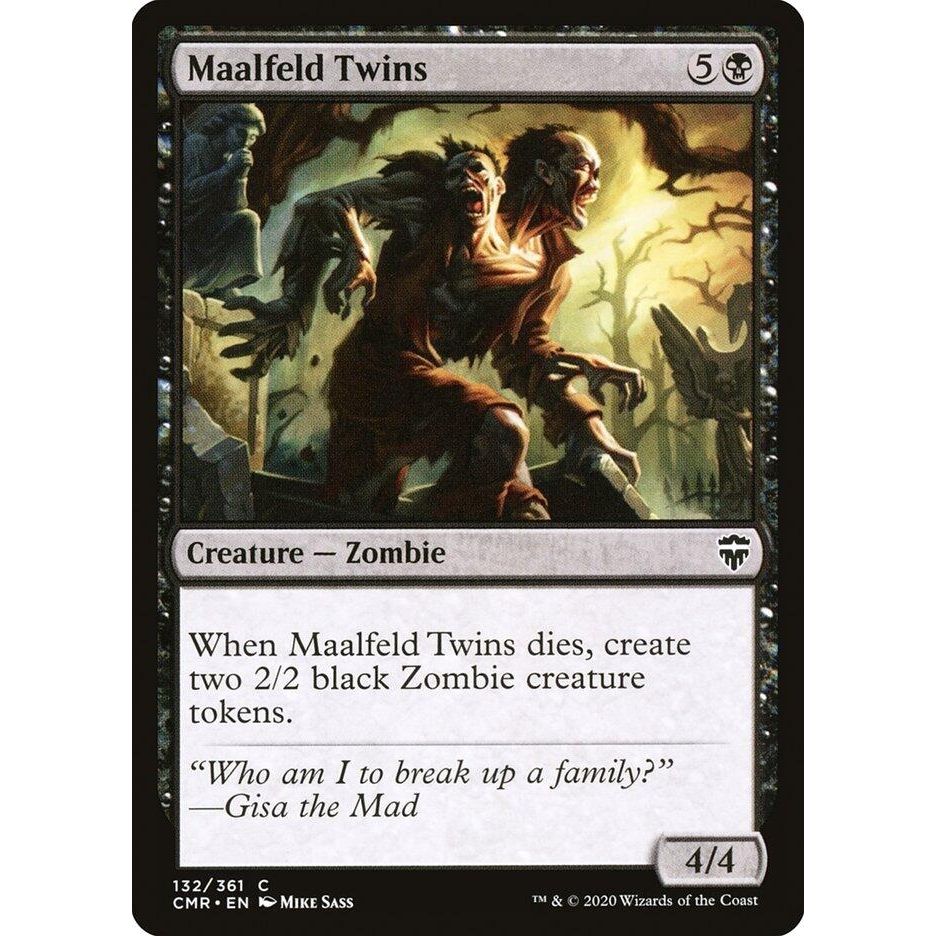 Image for Maalfeld Twins (132) (CMR) - Magic: The Gathering