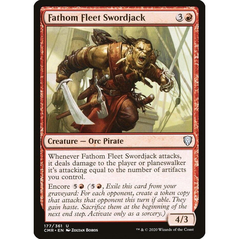 Image for Fathom Fleet Swordjack (177) (CMR) - Magic: The Gathering