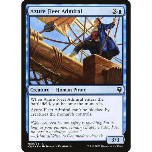 Image for Azure Fleet Admiral (58) (CMR) - Magic: The Gathering