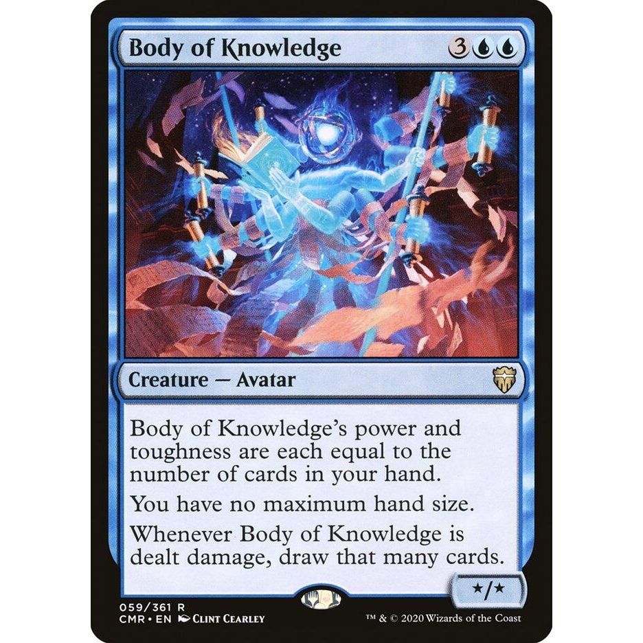 Image for Body of Knowledge (59) (CMR) - Magic: The Gathering