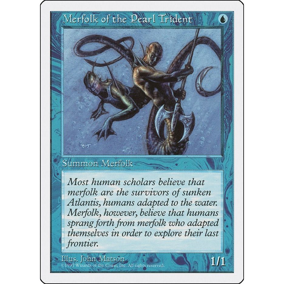 Image for Merfolk of the Pearl Trident (5ED) - Magic: The Gathering