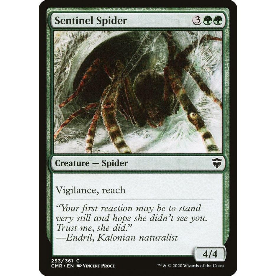 Image for Sentinel Spider (253) (CMR) - Magic: The Gathering