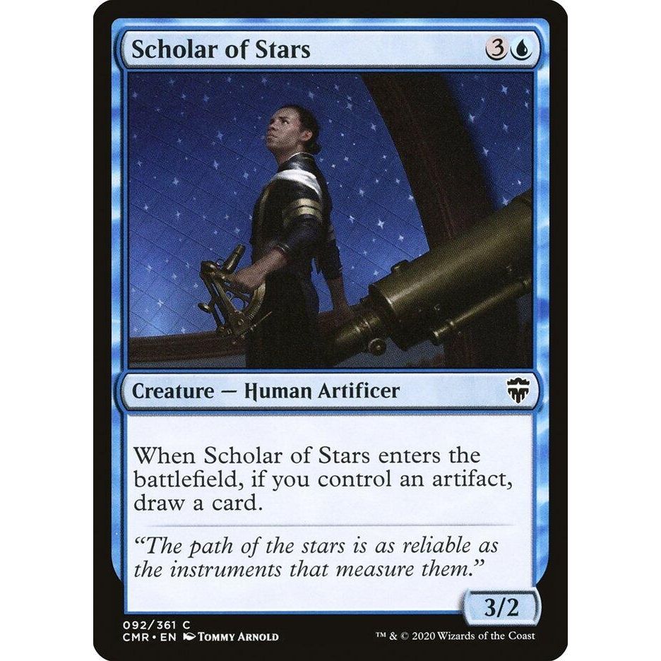 Image for Scholar of Stars (92) (CMR) - Magic: The Gathering