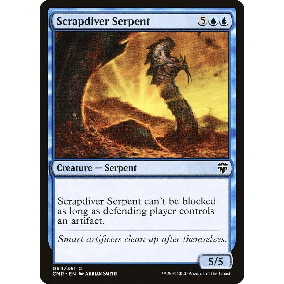 Image for Scrapdiver Serpent (94) (CMR) - Magic: The Gathering