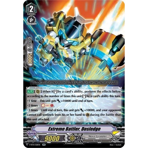 Image for Extreme Battler, Dosledge (V-BT11/021EN) (V-BT11) - Cardfight Vanguard