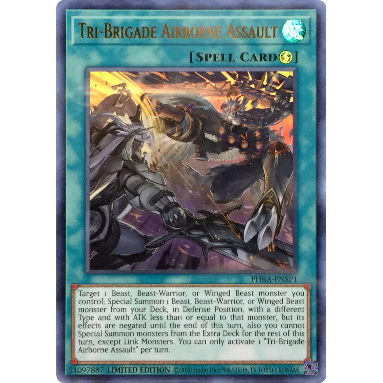 Image for Tri-Brigade Airborne Assault (UR) (PHRA-ENSP1) (PHRA-ENSP1) (PHRA) - YuGiOh