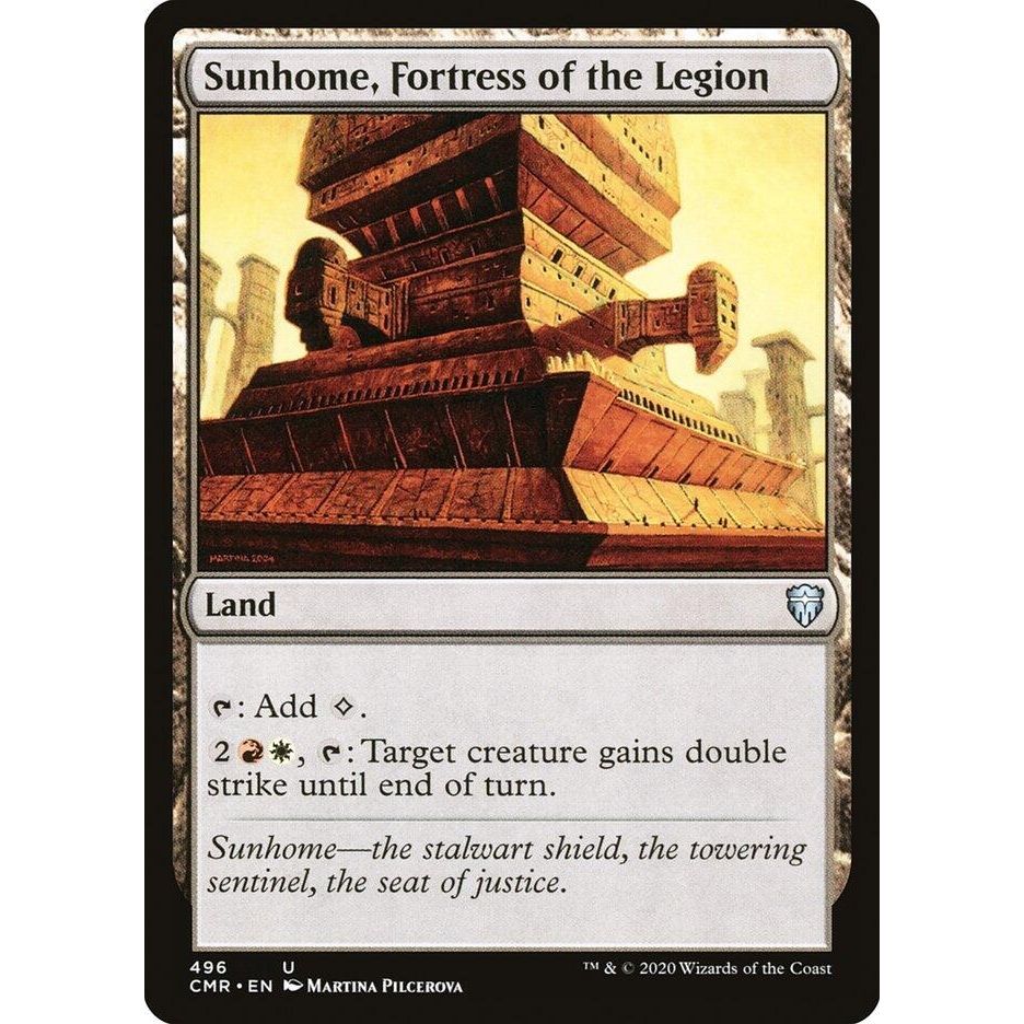 Image for Sunhome, Fortress of the Legion (496) (CMR) - Magic: The Gathering