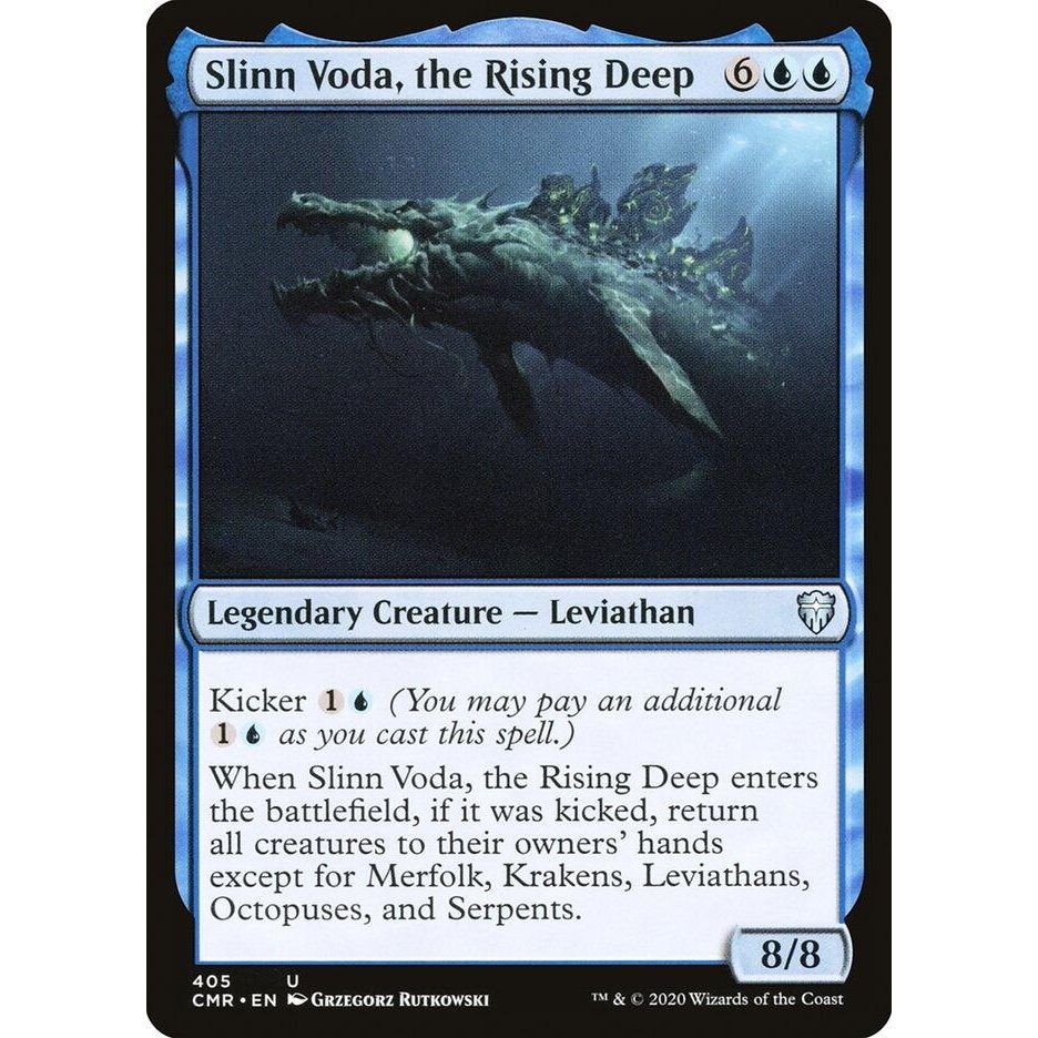 Image for Slinn Voda, the Rising Deep (405) (CMR) - Magic: The Gathering
