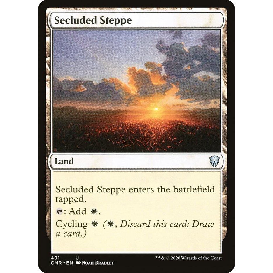 Image for Secluded Steppe (491) (CMR) - Magic: The Gathering