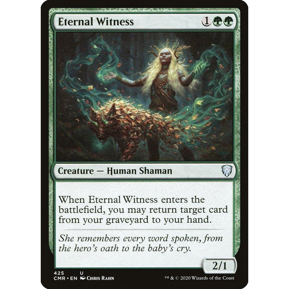 Image for Eternal Witness (425) (CMR) - Magic: The Gathering