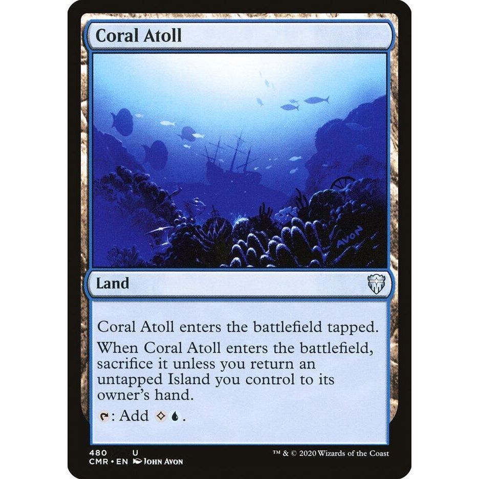 Image for Coral Atoll (480) (CMR) - Magic: The Gathering
