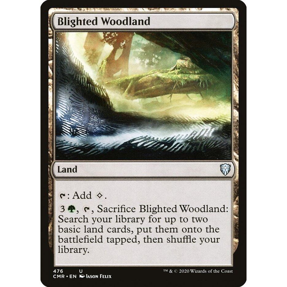 Image for Blighted Woodland (476) (CMR) - Magic: The Gathering