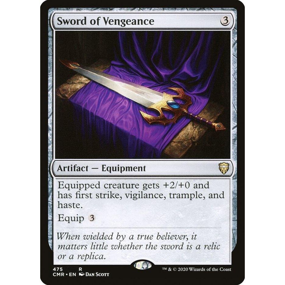 Image for Sword of Vengeance (475) (CMR) - Magic: The Gathering