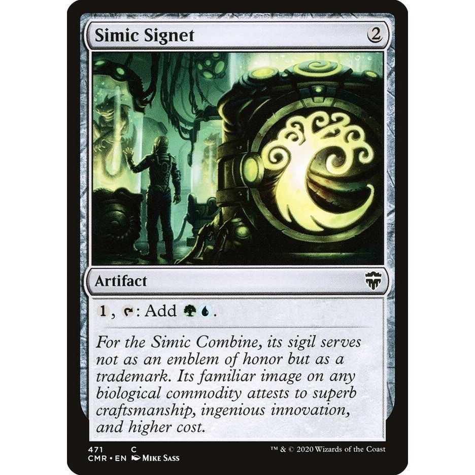 Image for Simic Signet (471) (CMR) - Magic: The Gathering