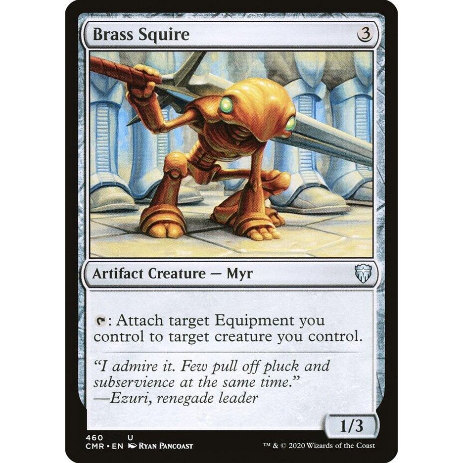 Image for Brass Squire (460) (CMR) - Magic: The Gathering