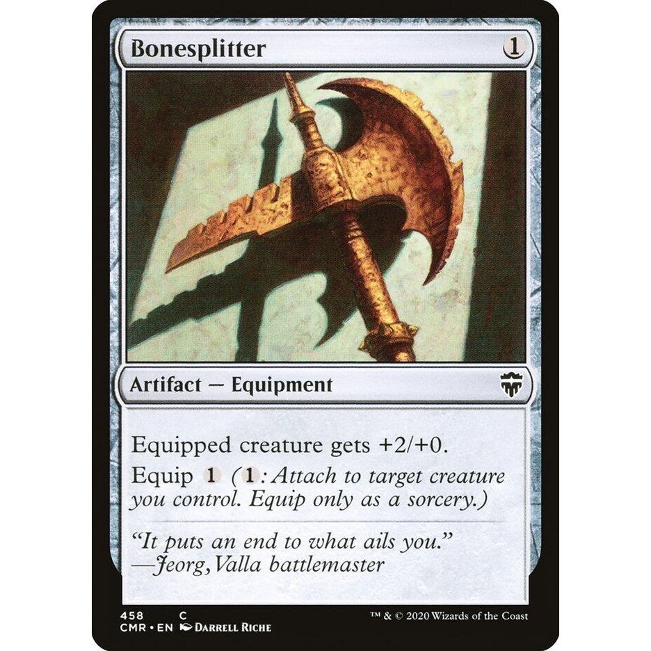Image for Bonesplitter (458) (CMR) - Magic: The Gathering